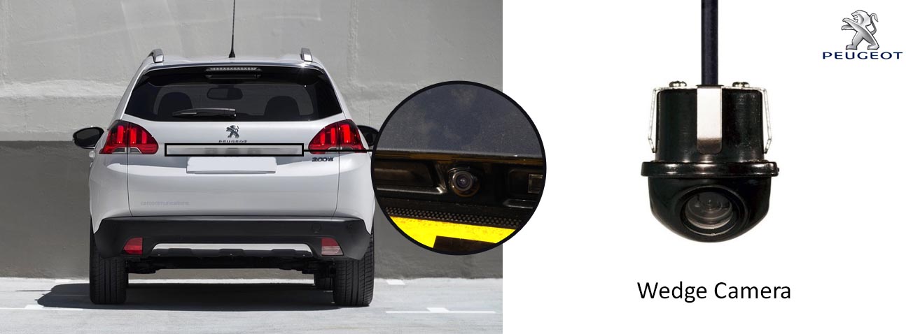2008 reversing rear view wedge camera